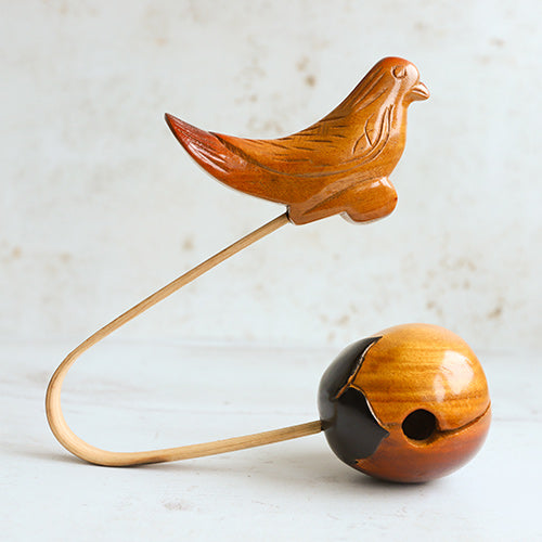 Wooden Bird Clacker Percussion Instrument