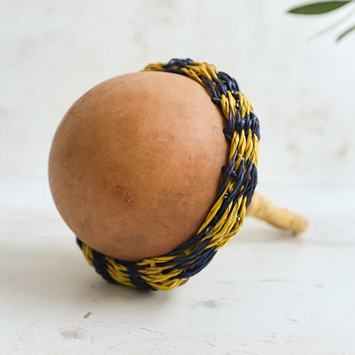 Traditional African Gourd Straw Shaker