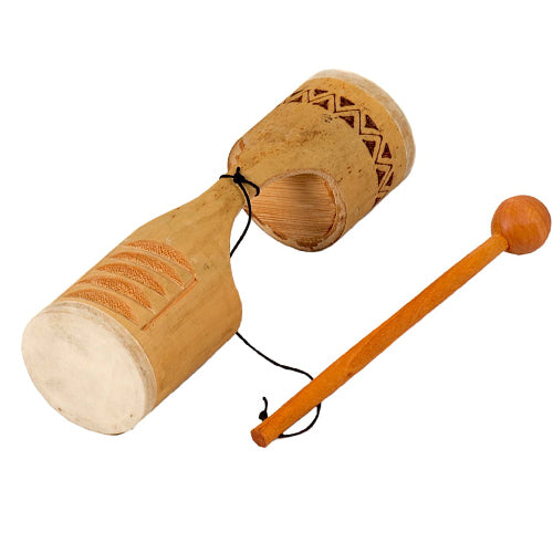 Bamboo Drum Scraper Shaker