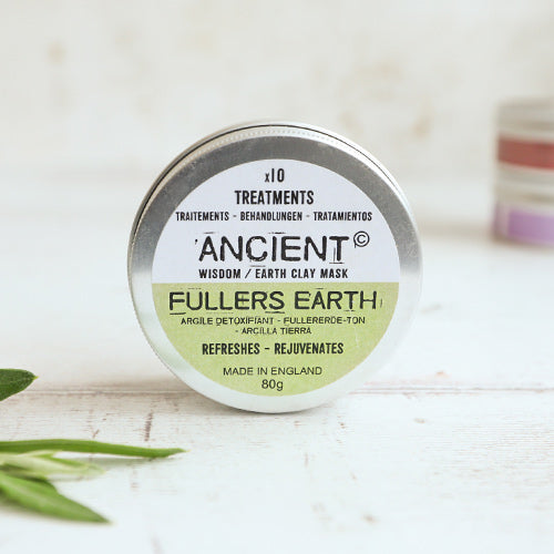 Ancient Wisdom Earth Fullers Clay Mask Treatment, Made in England