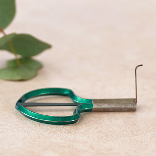 green jaw harp side shot