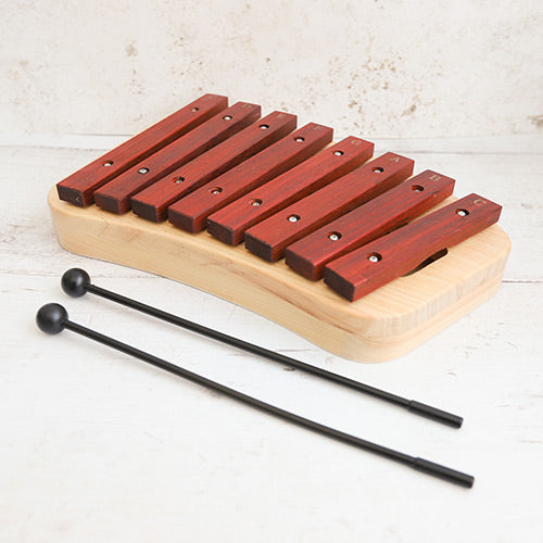 Side view of a Kosbaar xylophone