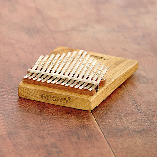 Gecko kalimba brand with engraved logo