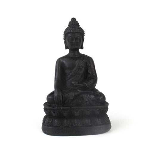 Resin Sitting buddha with white background