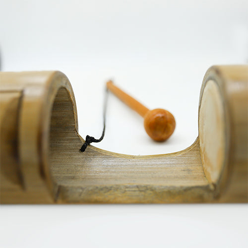 Natural Bamboo Jati Drum Shaker Middle with Beater