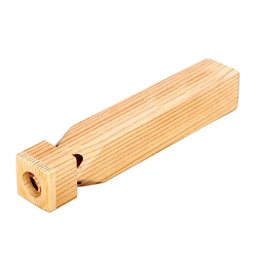 side shot wooden train whistle