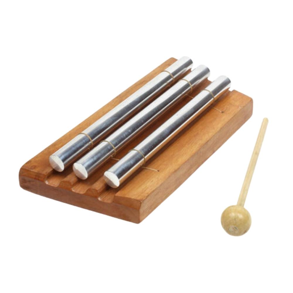 three notes aura meditation chimes from Indonesia with beater