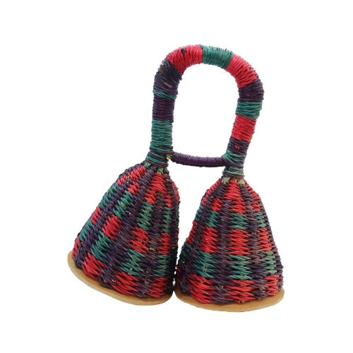 multicoloured african basket shaker