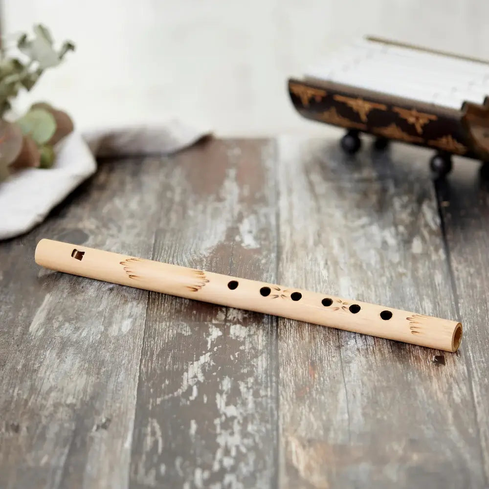 handmade bamboo flute from Vietnam