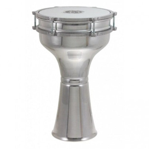 small darabuka drum solid metal plastic head