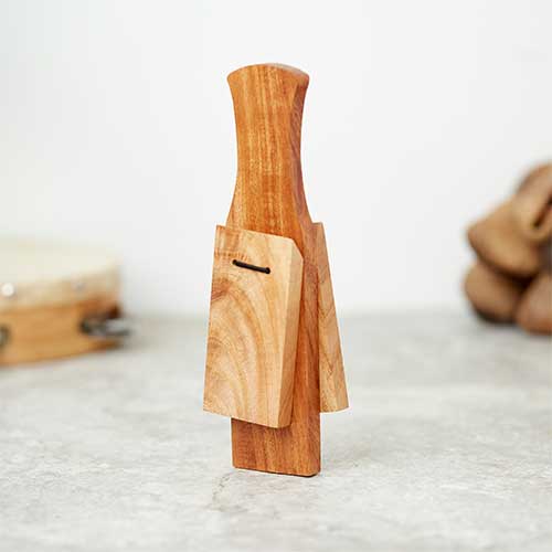 upright mango wood clapper