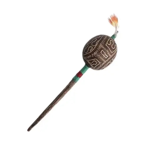 shipibo shaker with tribal design